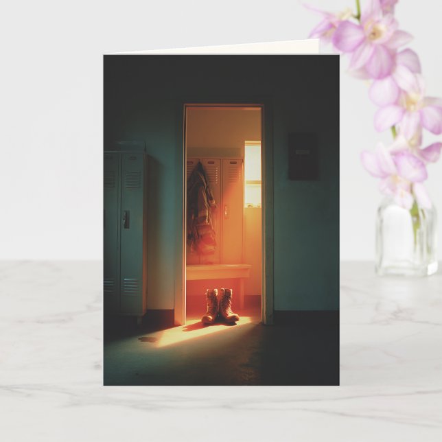 Cartão "One Last Shift, Done in Peace" Sympathy (Orquídea)