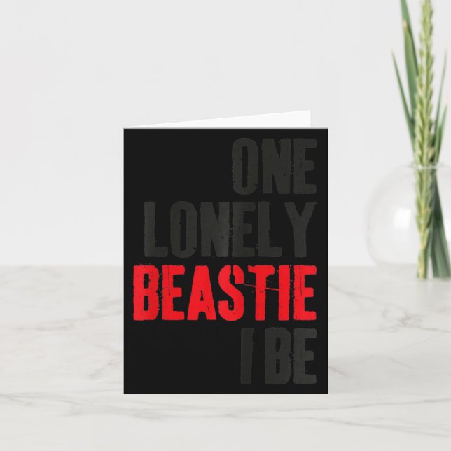 Cartão One Lonely Ie I Be Funny Quote Saying Humor Sarcas (Frente)