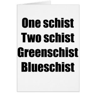 Cartão oneschistblack