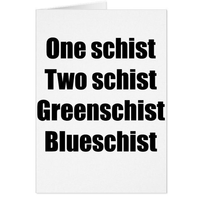 Cartão oneschistblack (Frente)