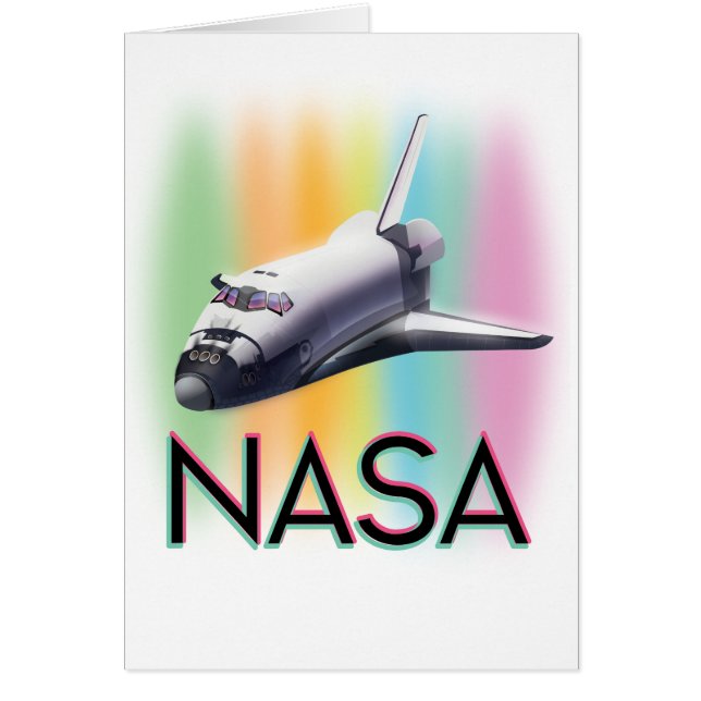 Cartão Ônibus Espacial da NASA (Frente)