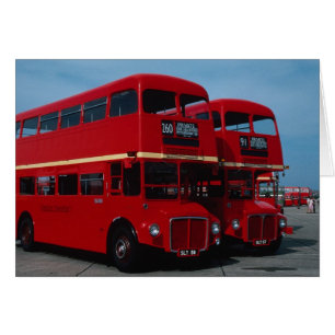 Cartão Ônibus original de Londres "Routemaster" de 1954