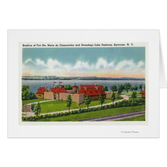 Cartão Onondaga Lake Parkway (Frente Horizontal)