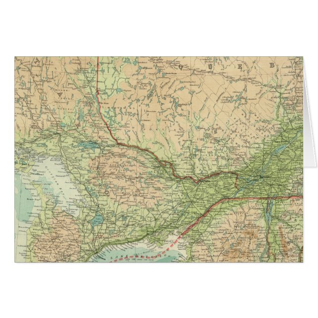 Cartão Ontário e Quebec (Frente Horizontal)