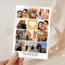 Onze Fotografias Collage Melhor Amigo Feliz Aniver