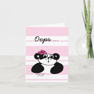 CARTÃO OOPS ... EU SINTO MUITO