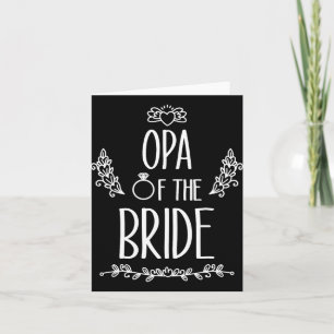 Cartão Opa Da Família De Festas de casamento 1