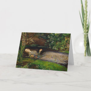 Cartão Ophelia, c. 1852 by Sir John Everett Millais