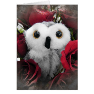 Cartão Ophelia & os rosas do vintage