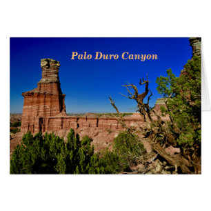 Cartão Opinião do farol no Duro de Palo