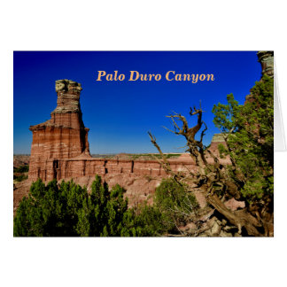 Cartão Opinião do farol no Duro de Palo