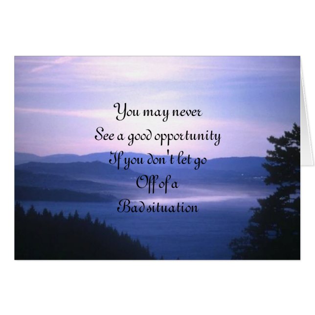 Cartão Oportunidades e má situação (Frente Horizontal)