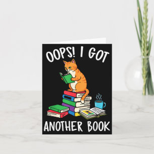 Cartão Ops, Eu Tenho Outro Livro Leitor de Gato Divertido