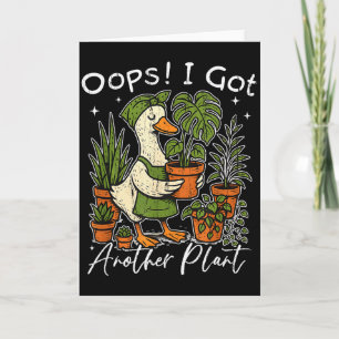Cartão Ops, Tenho Outra Planta, Planta Silly Goose, Engra