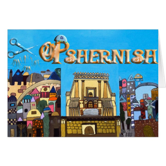 Cartão Opshernish (Frente horizontal)