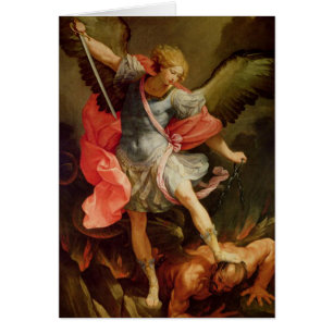 Cartão Oração a St Michael