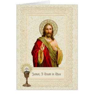Cartão Oração Católica Jesus Misericórdia Divina