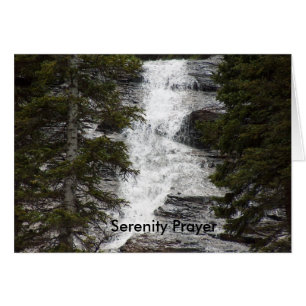 Cartão Oração da serenidade