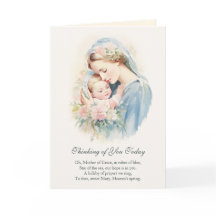 Oração da Virgem Maria Jesus Pensando em Você