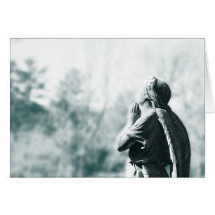 Cartão oração de anjo