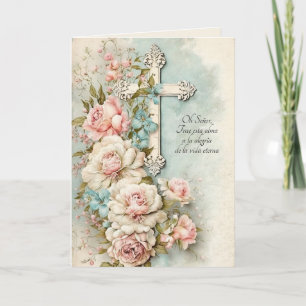 Cartão Oração de Oferta em Massa de Simpatia Católica Esp