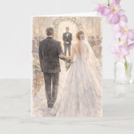 Cartão Oração Divertida do Pai da Noiva Ezequiel 25:17