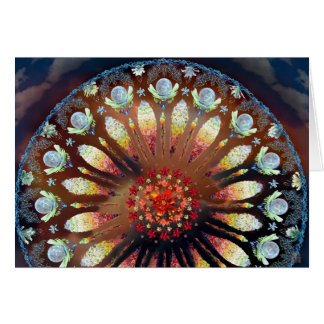 Cartão Oração do incêndio violento (metade)