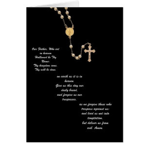 Cartão Oração "Pai Nosso"