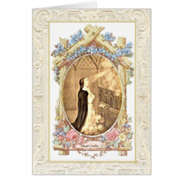 Cartão Oração Religiosa Beata Imelda Lambertini
