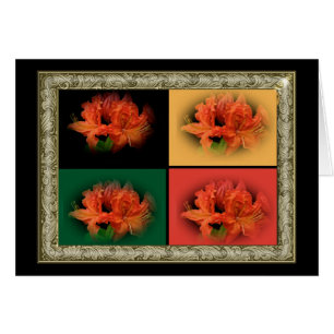 Cartão Orange Azaleas