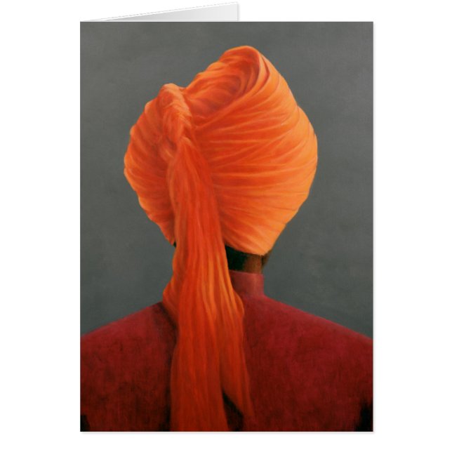 Cartão Orange Turban (Frente)