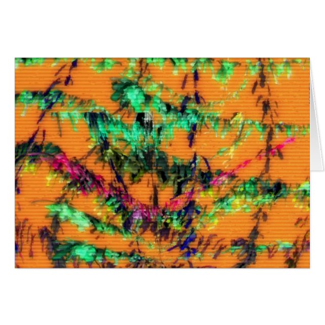 Cartão Orange You Glad (Frente Horizontal)