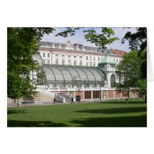 Cartão Orangery Burggarten, Viena Áustria