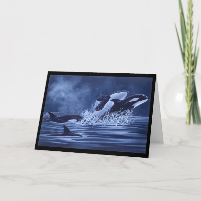 Cartão Orcas no funcionamento (Frente)