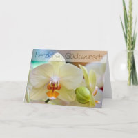 Orchidee • Geburtstagskarte