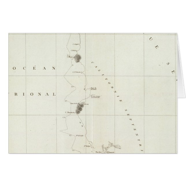 Cartão Oregon e Califórnia (Frente Horizontal)