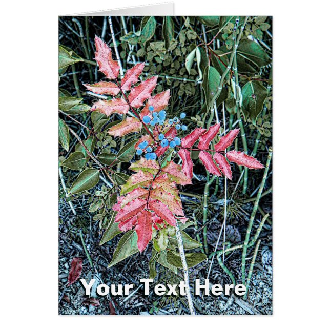 Cartão Oregon Grape (Frente)