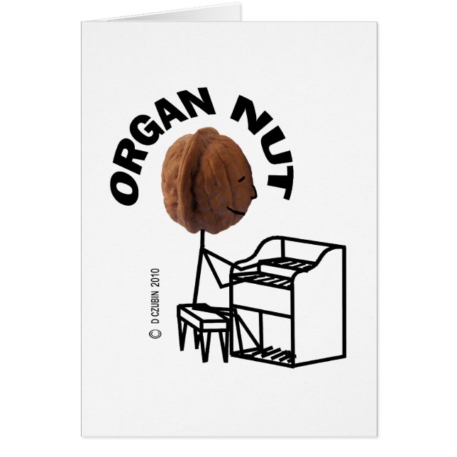 Cartão Organ Nut (Frente)