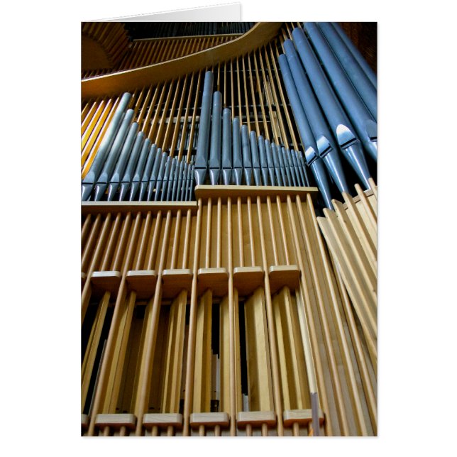 Cartão órgão da Marktkirche de Hanôver (Frente)