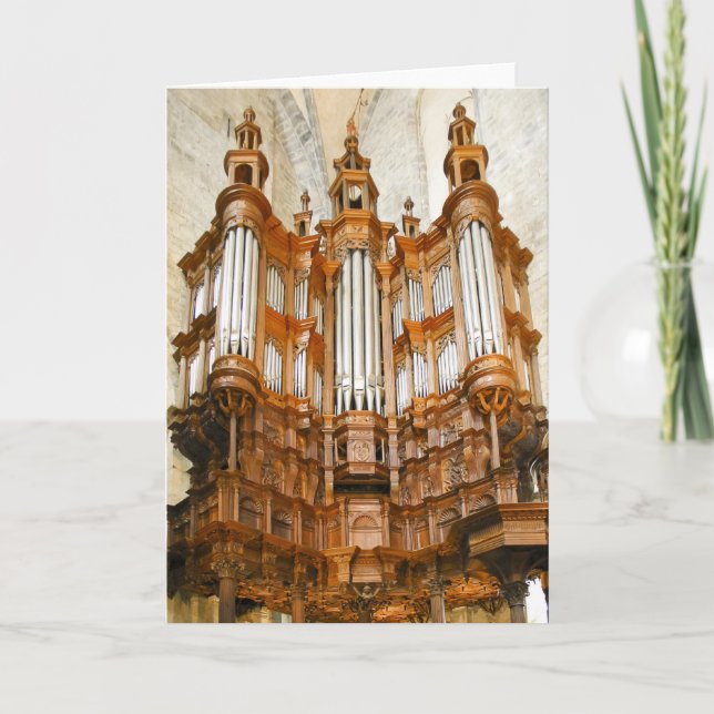 Cartão Orgão no sudoeste de França (Frente)