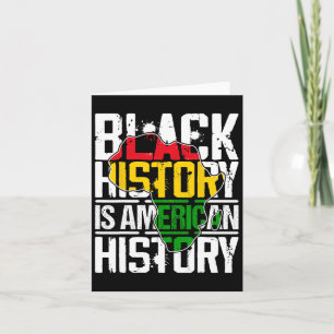 Cartão Orgulho Africano Junta História Negra Mês 1