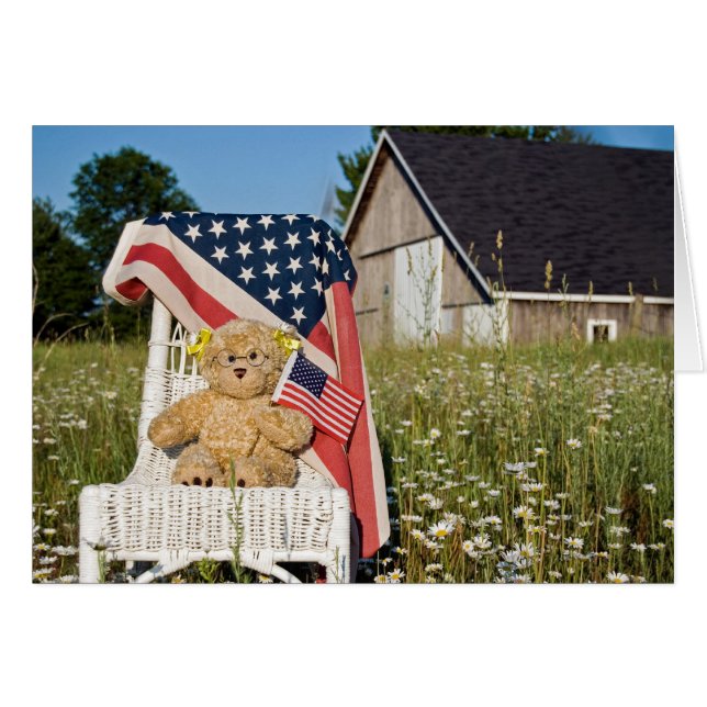 Cartão Orgulho Americano (Frente Horizontal)