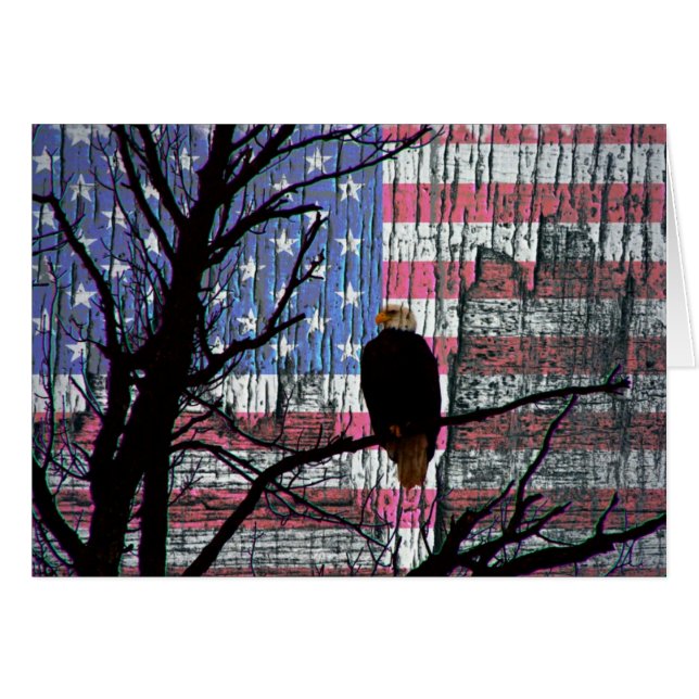 Cartão Orgulho Americano (Frente Horizontal)