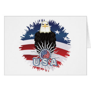 Cartão Orgulho Americano de Águia