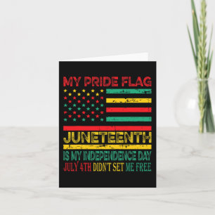 Cartão Orgulho Bandeira Juntee É Meu Dia da Independência