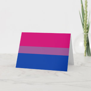 Cartão Orgulho Bissexual (Bandeira Bi)