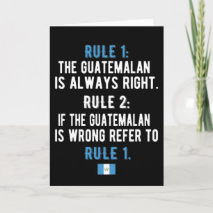 Cartão Orgulho da Guatemala Raízes guatemaltecas Sinaliza