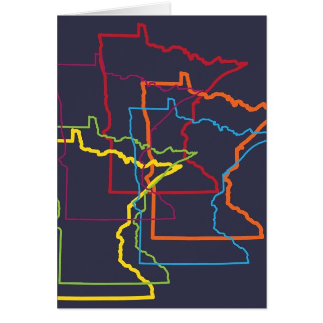 Cartão orgulho de blur (Frente)