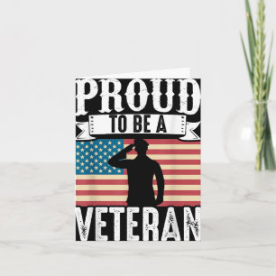 Cartão Orgulho De Ser Um Veterano Do Dia Veterano Dos Eua