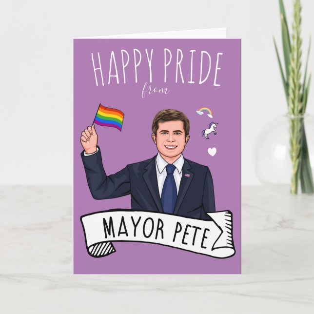 Cartão Orgulho do Prefeito Pete (Frente)